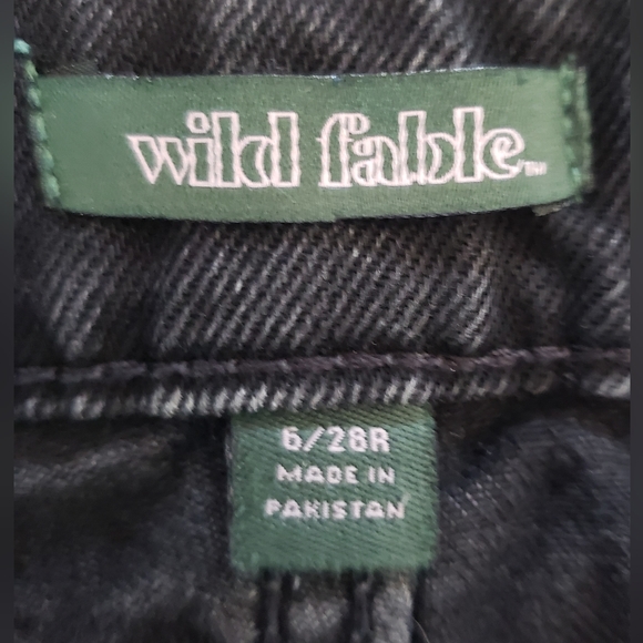 Wild Fable Black Highest Rise Mom Shorts - Picture 8 of 11